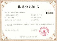 作品登记证书